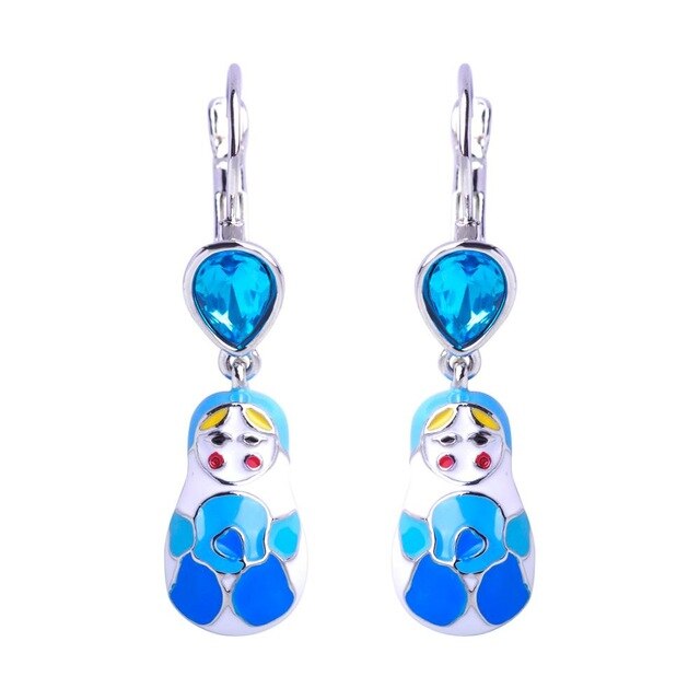 Boucles d'Oreilles Matriochka ZOÉ - Édition Exclusive