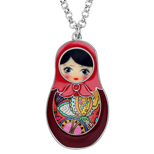 Collier Matriochka MARTINE - Le raffinement russe