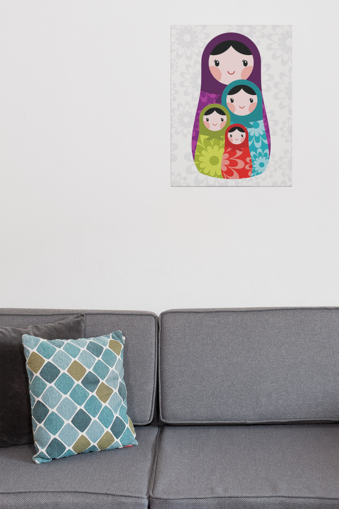 Famille de Poupées Russes: Tableau Exceptionnel